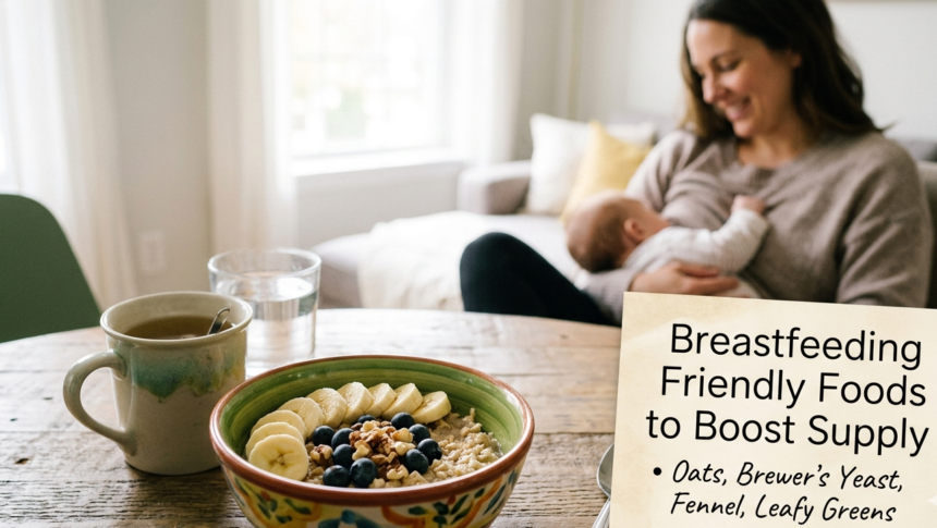 Breastfeeding Friendly Foods to Boost Supply